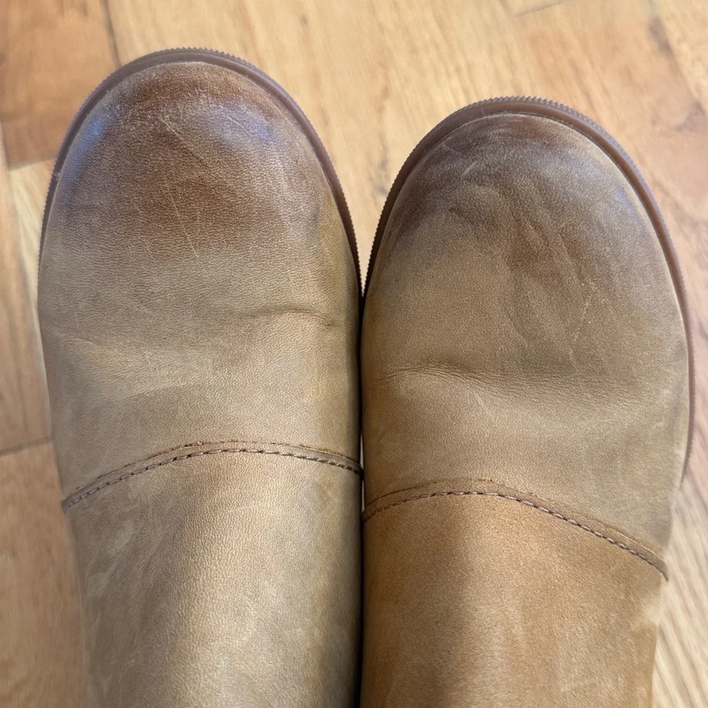 SOREL Joan Rhapsody Chelsea Wedge Boot, Tan, Size 6 - Picture 3 of 6